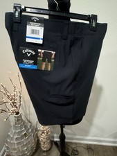 Callaway Men's Stretch Performance Golf Short Size 38 Caviar MSRP 80 New