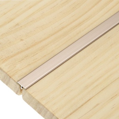 3Pcs, T-Molding Transition Strips 2.95 ftx0.39 Inch Matte Light Brown
