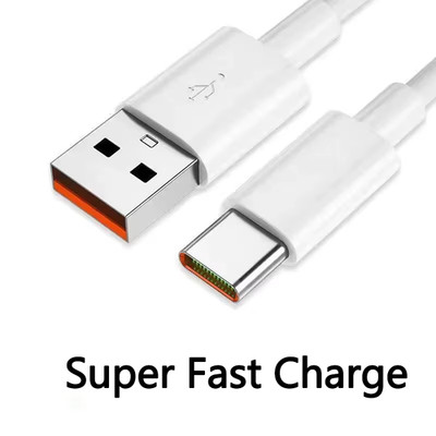7A 100W Type C USB Cable Super-Fast Charge Cable for Huawei Mate 40 30 Xiaomi Sa