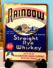 Vintage Rainbow American Liquor Co Straight R...