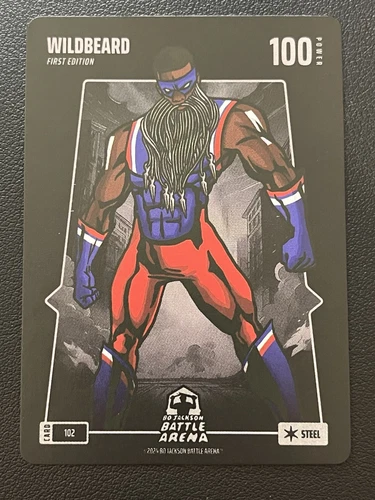 2024 Bo Jackson Battle Arena James Harden Wildbeard First Edition Steel