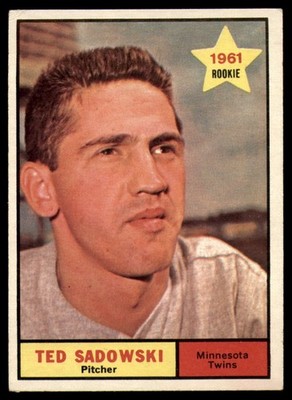 1961 Topps #254 Ted Sadowski Excellent+ RC Rookie Twins           ID:155899