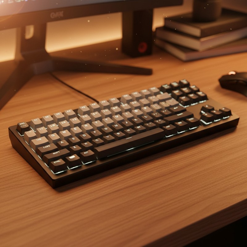 High-Quality Doubleshot PBT Keycaps - Ergonomic Design & Backlit Visibility