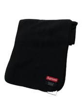 Supreme muffler polyester black 17AW Polartec Logo