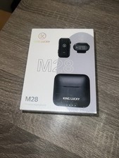 King Lucky Wireless Microphone, with Professional ANC Noise Reduction M28