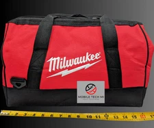 NEW Milwaukee M18 M12 16" x 10" x 10" Canvas Contractor Tool Bag Case Driver 18V