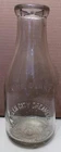 Beach City Creamery Santa Cruz Quart Glass Milk Bottle vintage