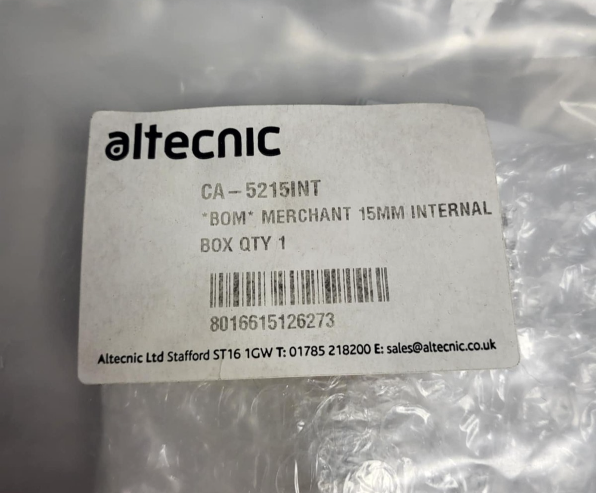 ALTECNIC CA-5215INT MERCHANT 15mm INTERNAL MIXING VALVE SERVICE KIT