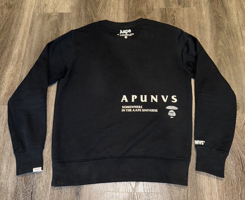 Pull Aape Universe XL - Camouflage USA, Style Streetwear Y2K, Coton, Occasion Très Bon état