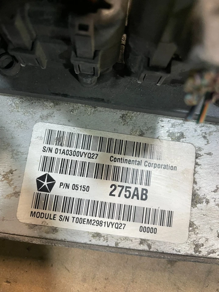 Jeep Wrangler 2008 módulo de control del motor 4,0 L ECU ECM fabricante original u9228 DG Foto 4 de 4