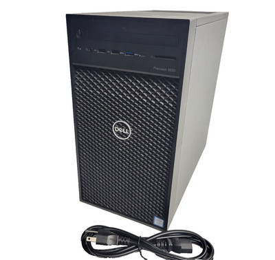 Dell Precision 3630 Tower Workstation i7-8700 3.2GHz 16GB 256GB SSD 1TB HDD W11P