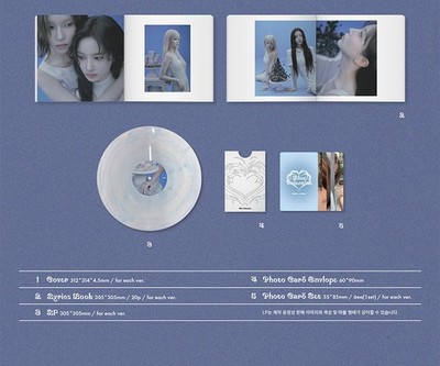 NMIXX BlueValentine (LP Ver.) 2枚セット NMIXX BLUE VALENTINE 1st Album LP 2 Ver SET/2Vinyl+2Lyrics Book+12