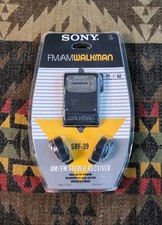 NEW Sony Walkman SRF-39 AM/FM Stereo Radio Headphones Vintage NEW Sealed