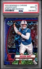 2024 Bowman U Chrome Jaxson Dart PURPLE MINI DIAMOND Rookie RC #6 PSA 10 GIANTS