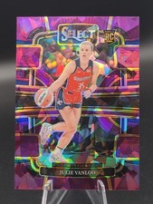 2024 Panini Select WNBA #57 Julie Vanloo Prizms Purple Ice #/149 21A