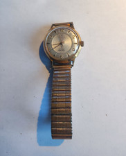 Ancienne montre Homme mécanique marque pas lisible 18 JEWEL ANTICHOC fonctionne
