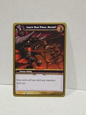 WoW TCG Learn Your Place, Mortal! Onyxias Lair World of Warcraft