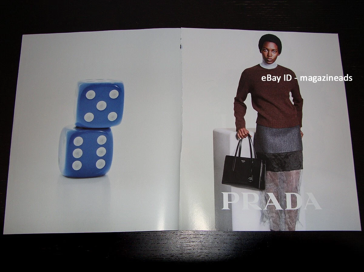 PRADA 4 pagine STAMPA ANNUNCIO autunno 2022 KAI NEWMAN Kendall Jenner DAVID SIMS