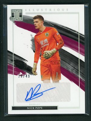 2020-21 NICK POPE 20/49 AUTO PANINI IMPECCABLE PREMIER LEAGUE ILLUSTRIOUS