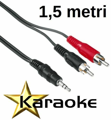 CAVO JACK RCA 3,5 MM COMPUTER CASSE 1,5 MT JACK 3,5 MM 2 SPINE RCA - cuffie  | eBay