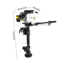 4 Stroke 4HP Fishing Boat Outboard Motor Engine Wind Cooling 4.0 Jet Pump CDI