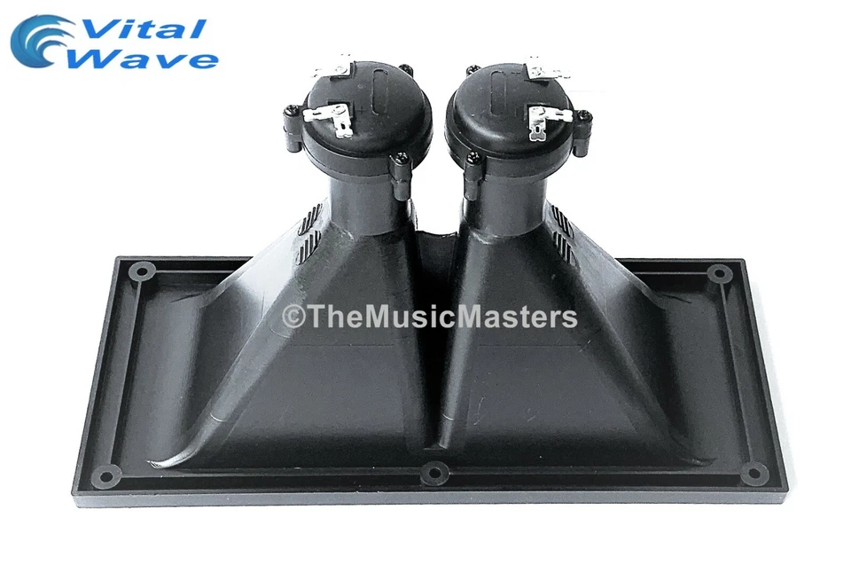 Par de Altavoces TWEETER Super Horn Doble Montaje Al Ras de 5 x 11 pulgadas Coche Hogar Audio Profesional Foto 4 de 4