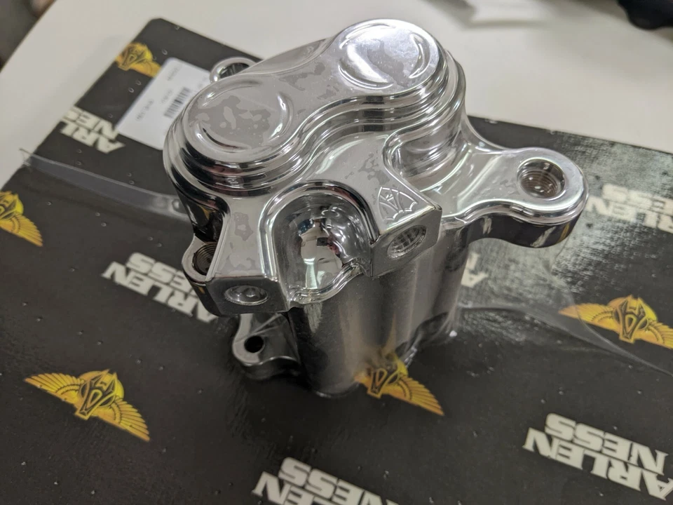 Arlen Ness - 02-810 - Brake Caliper Housing, Rear - Chrome - Image 2 of 4