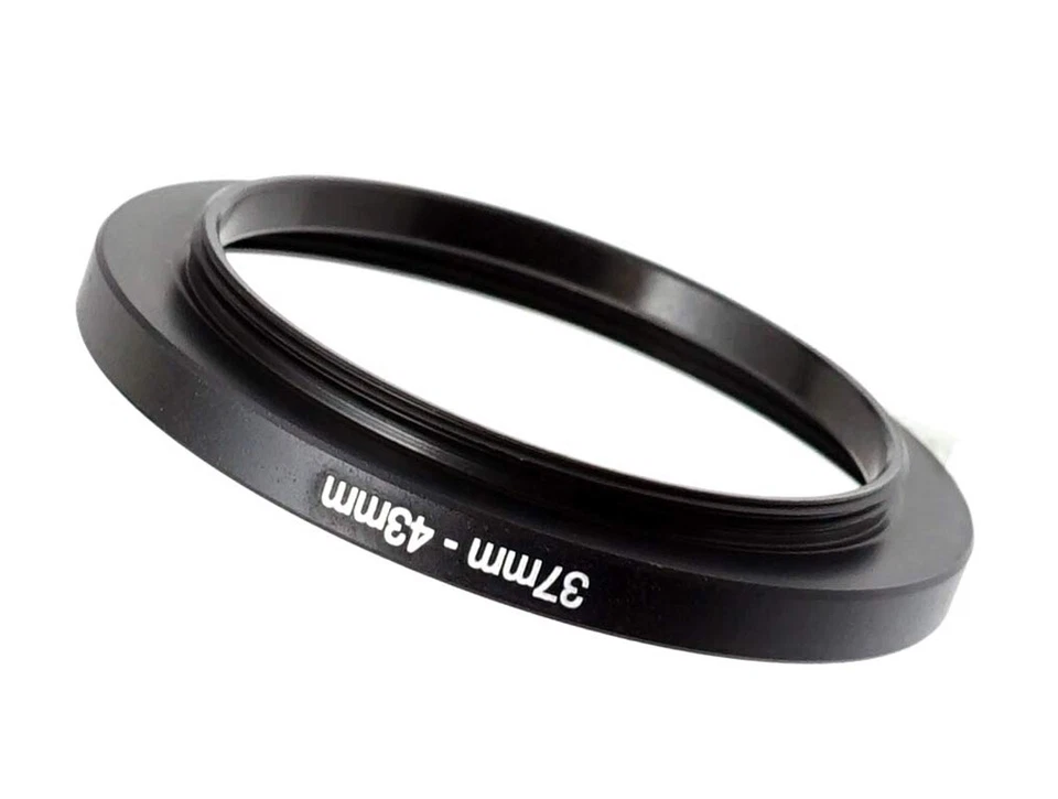 37-43mm Metal Step Up Ring Lens Adapter 37 male to 43 female thread - UK STOCK - Image 2 of 3