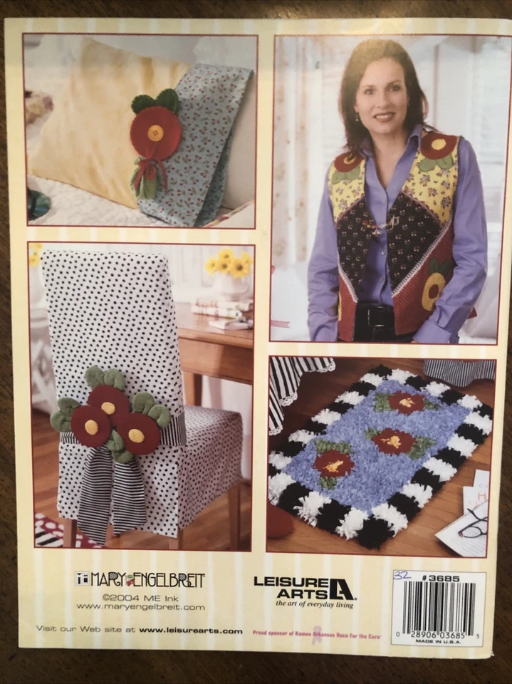 Mary Engelbreit “Sew Mary” 22 Fabric Sewing Projects Leisure Arts 3685 ￼New! - Image 2 of 4