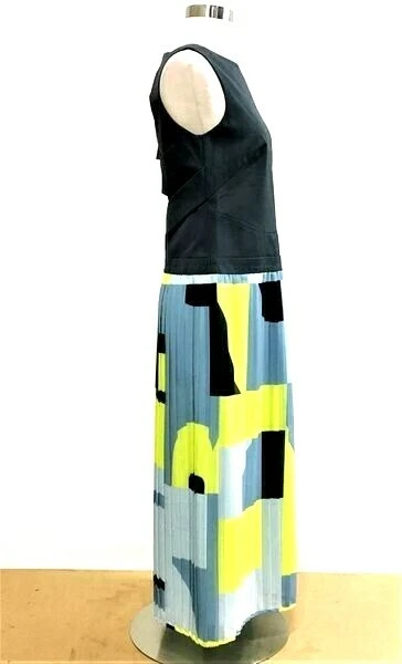 Vestido Raoul Plisado Madison Delantal Antracita Rubiks EE. UU. TALLA 4 Falda Plisada Foto 4 de 4