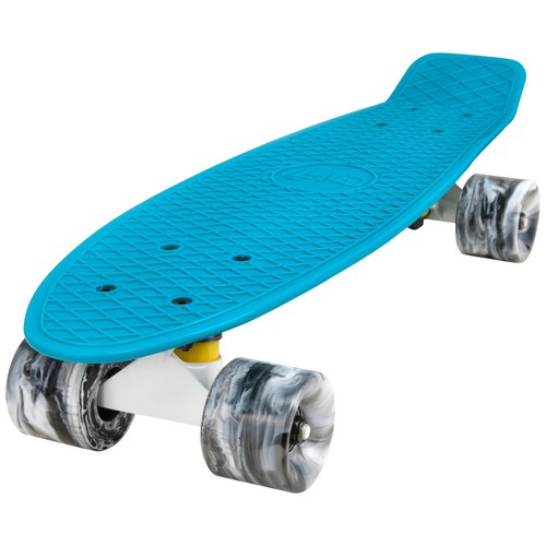 Cal 7 22" Komplett Mini Cruiser Kunststoff Skateboard mit Wirbelrädern (Oceanic) - Bild 4 von 6