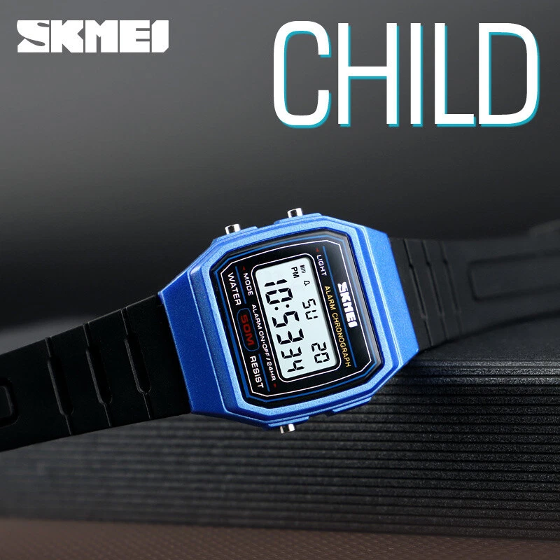 SKMEI Kids Sports Watch Waterproof Alarm Date Luminous Digital Wristwatch Au! - image 2 of 4