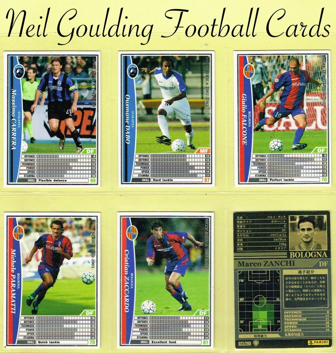 WCCF  SERIE A 2001-2002 コンプリート WCCF SERIE A 2001-2002 コンプリート WCCF SERIE A 2001-2002