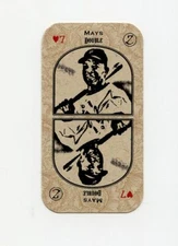 #TN04409 MAYS DOUBLE Unissued ZeeBall Baseball Game Card