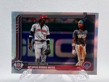 2025 TOPPS BASEBALL SERIES 2  Elly de la Cruz #639  Think Fast Rainbow Foil