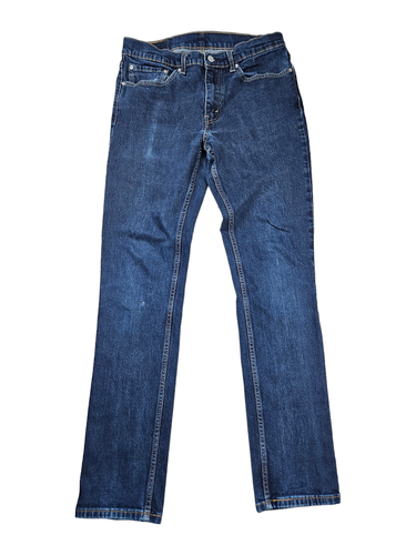 Levi’s 511 Mens Size 34x34 Dark Wash Blue Jeans Denim Slim Fit Stretch Cowboy