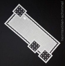 PLAUENER SPITZE ® Tischdeckchen Deckchen Tischdeko Deko Tischdecke Decke 24x55