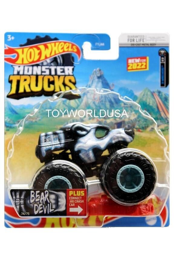 Hot Wheels - 2022 Monster Trucks Live 7/8 Mega Wrex 31/75 (BBHHG75) 