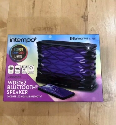 Intempo Galaxy WDS162 Bluetooth Pair & Play Lautsprecher Farbwechsel Lichter