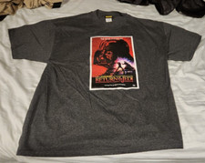 Vintage Star Wars RETURN OF THE JEDI T Shirt XL Authentic 90s rare promo gray