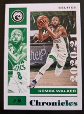 2020-21 Panini Chronicles Basketball Kemba Walker Teal Parallel #29 Celtics
