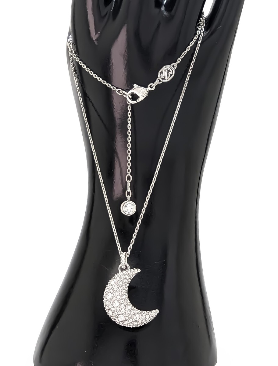 NEW 100% Authentic SWAROVSKI White Pave Shine Moon Luna