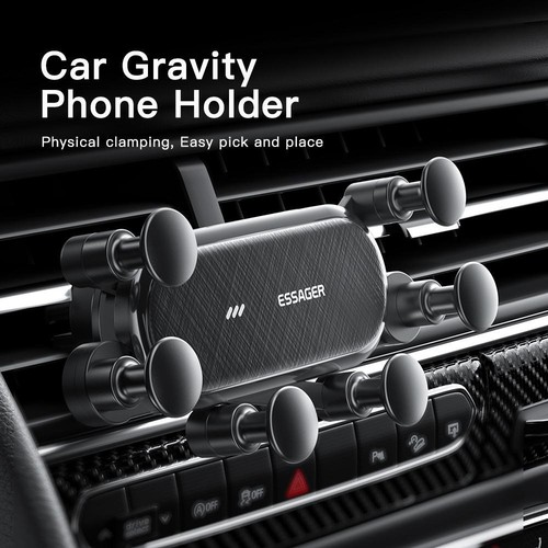 Essager Gravity Car Phone Holder Air Vent Clip Mount Stand GPS Smart Phone Suppo - Picture 22 of 26