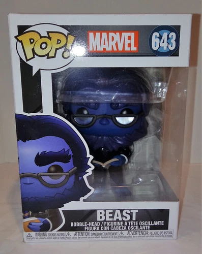 Funko Pop BEAST 643 Marvel X-MEN Collectible Bobble Head Vinyl Figure mcu NEW