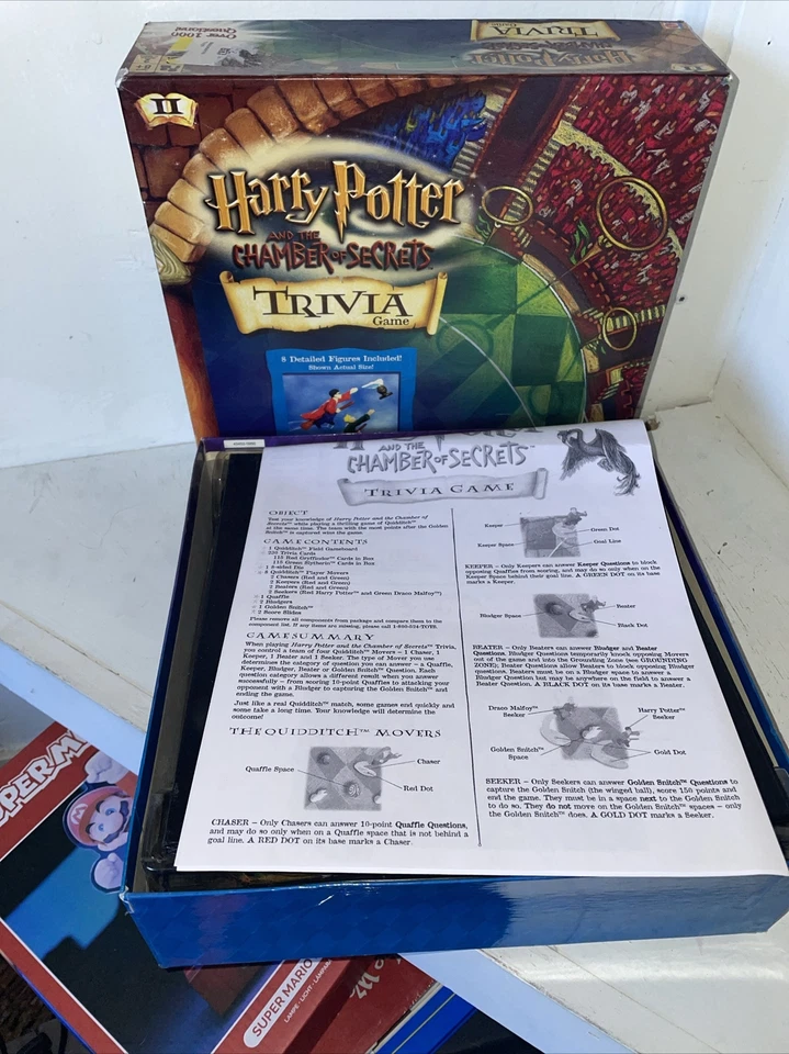 Board Game TRIVIA Harry Potter and the Chamber of Secrets 2002 RARE & COMPLETE - Image 3 of 4