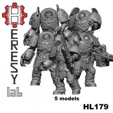 Heresy Lab Space Marine Ares Fallen Terminator Armor Squad 28mm Sci Fi