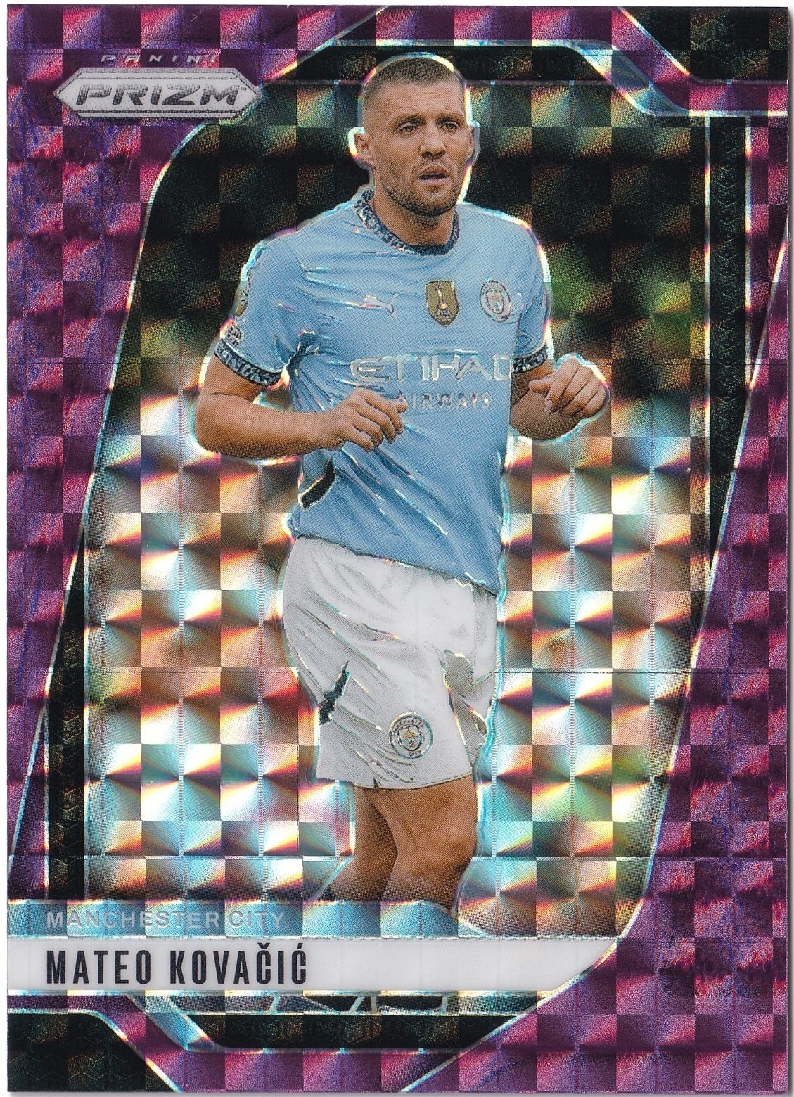 新品タグ付 11-13 ディナモ・ザクレブ マテオ・コヴァチッチ M 2024-25 Panini Prizm Premier League - Mateo Kovacic #13 Purple