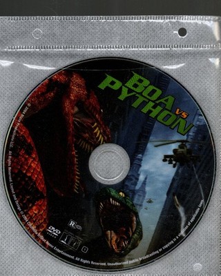 Boa vs. Python (2004) DVD  *DISC ONLY* = REGION 1  - Jaime Bergman