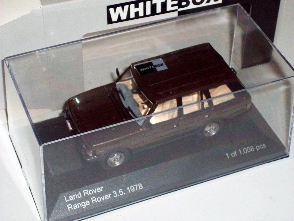 IXO/WHITEBOX 1/43 LAND ROVER RANGE ROVER 3.5 1978 Brown Limited Edition 1008 pcs - Immagine 2 di 4