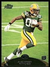 2011 Topps Prime #57 Alex Green Rookie RC Green Bay Packers football card. rookie card picture